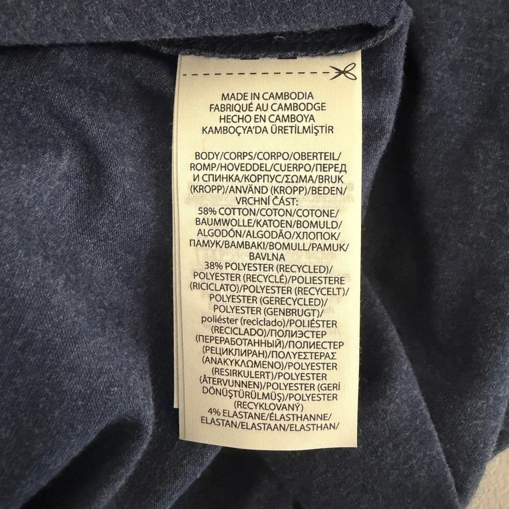 Polo Ralph Lauren Henley Shirt Mens 3XL Performance Short Sleeve Navy Blue